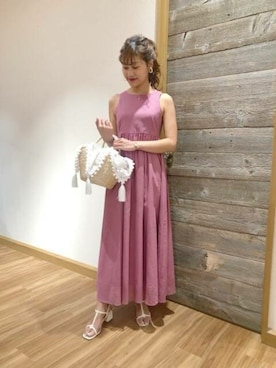 「DEICY（デイシー）のアイテム」を使った、DEICYさん（レディース・157cm）の春コーディネート