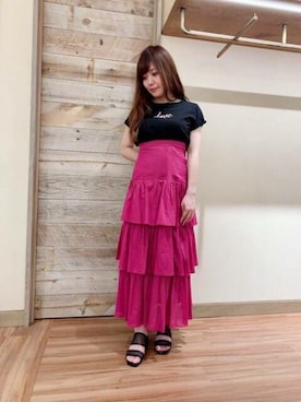 「LOVE」｜DEICYさん（レディース・149cm）の夏コーディネート