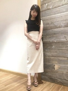 「DEICY（デイシー）のアイテム」を使った、DEICYさん（レディース・156cm）の夏コーディネート