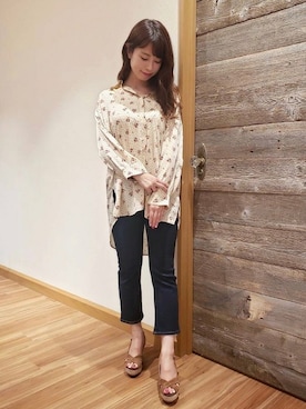 「ボウタイ」｜DEICYさん（レディース・156cm）の夏コーディネート