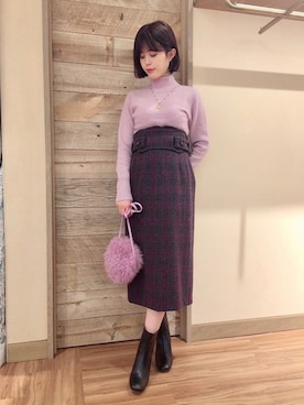 「DEICY（デイシー）のアイテム」を使った、DEICYさん（レディース・158cm）の秋コーディネート