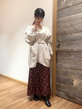 「DEICY（デイシー）のアイテム（ジャケット/アウター）」を使った、DEICYさん（レディース・156cm）の秋コーディネート
