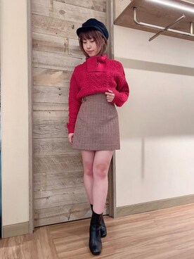「DEICY（デイシー）のアイテム（その他パンツ）」を使った、DEICYさん（レディース・160cm）の秋コーディネート