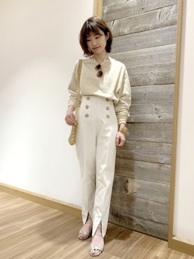 「DEICY（デイシー）のアイテム（その他パンツ）」を使った、DEICYさん（レディース・158cm）の冬コーディネート