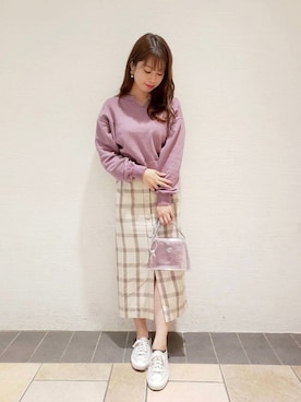 「DEICY（デイシー）のアイテム」を使った、DEICYさん（レディース・156cm）の春コーディネート