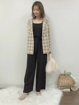 「DEICY（デイシー）のアイテム（その他パンツ）」を使った、DEICYさん（レディース・160cm）の夏コーディネート