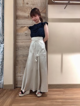 「DEICY（デイシー）のアイテム」を使った、DEICYさん（レディース・160cm）の春コーディネート
