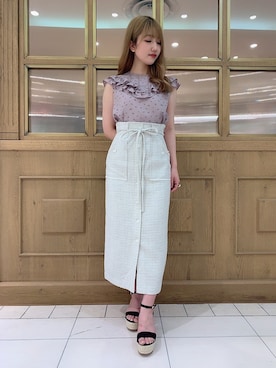 「DEICY（デイシー）のアイテム」を使った、DEICYさん（レディース・160cm）の夏コーディネート