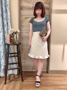 「DEICY（デイシー）のアイテム」を使った、DEICYさん（レディース・160cm）の夏コーディネート