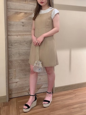 「DEICY（デイシー）のアイテム（その他パンツ）」を使った、DEICYさん（レディース・160cm）の夏コーディネート