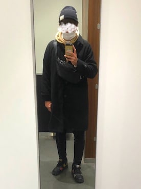 「SEVENDAYS=SUNDAY（セブンデイズサンデイ）のアイテム（パーカー）」を使った、KTRさん（メンズ・176cm）の冬コーディネート