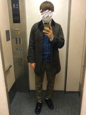 「SEVENDAYS=SUNDAY（セブンデイズサンデイ）のアイテム（デニムジャケット）」を使った、KTRさん（メンズ・176cm）の冬コーディネート