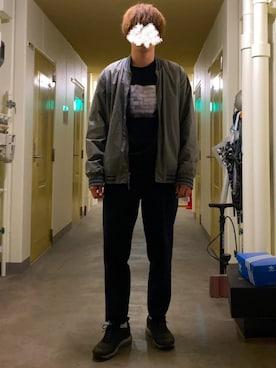 「GAP（ギャップ）のアイテム（その他アウター）」を使った、KTRさん（メンズ・176cm）の春コーディネート
