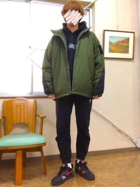 「SEVENDAYS=SUNDAY（セブンデイズサンデイ）のアイテム（ダウンジャケット/コート）」を使った、KTRさん（メンズ・176cm）の冬コーディネート