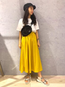 「レプシィム(LEPSIM)」｜「アイテム（キャスケット）」を使った、yopieさん（レディース・162cm）の秋コーディネート