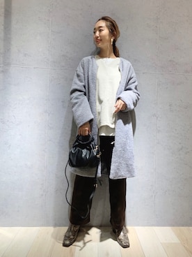 「レプシィム(LEPSIM)」｜「アイテム（ハンドバッグ）」を使った、yopieさん（レディース・162cm）の秋コーディネート