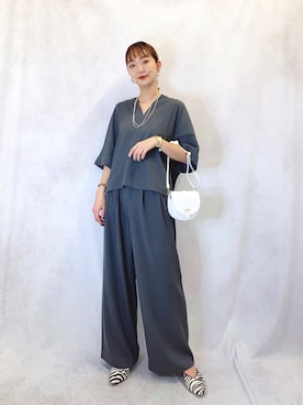 「2021春新作」｜yopieさん（レディース・162cm）の春コーディネート