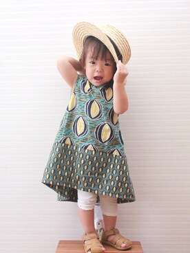 s u uさん(キッズ・90cm)の夏コーディネート