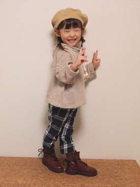 s u uさん（キッズ・100cm）の秋コーディネート