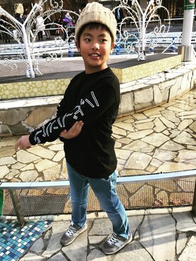 はこさん（キッズ・143cm）の冬コーディネート