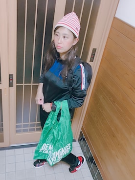「アイテム（ジャージ）」を使った、はこさん（レディース・159cm・40代）の秋コーディネート