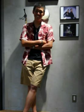 K.fujii さん（メンズ・184cm）の夏コーディネート