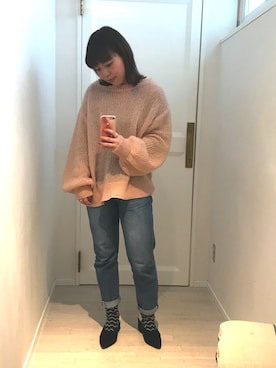 nakanishi_sakiさん(レディース・154cm)の冬コーディネート