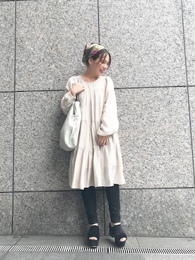 「シルバーバッグ」｜nakanishi_sakiさん（レディース・154cm）の秋コーディネート