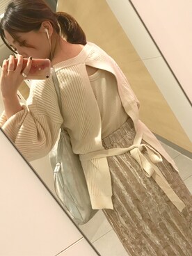 「シルバーバッグ」｜nakanishi_sakiさん（レディース・154cm）の秋コーディネート