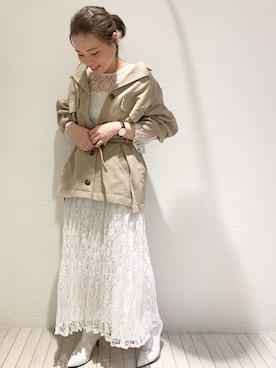 nakanishi_sakiさん（レディース・154cm）の冬コーディネート