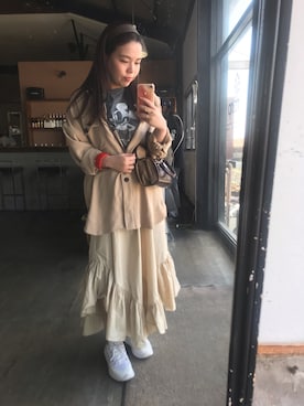 nakanishi_sakiさん(レディース・154cm)の春コーディネート