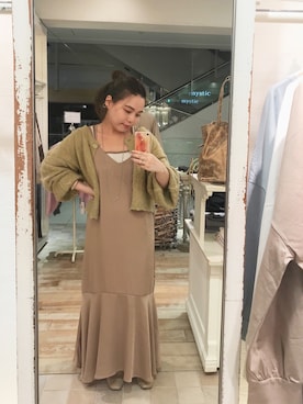 「mystic（ミスティック）のアイテム（タンクトップ）」を使った、nakanishi_sakiさん（レディース・154cm）の秋コーディネート