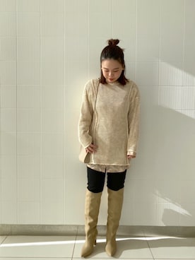 nakanishi_sakiさん（レディース・154cm）の冬コーディネート