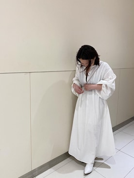 「春ワンピ」｜nakanishi_sakiさん（レディース・154cm）の春コーディネート