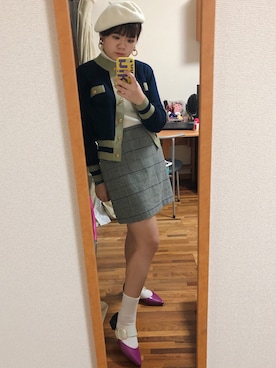「アイテム（ピアス（両耳用））」を使った、かおるんさん（レディース・163cm・20代）の冬コーディネート