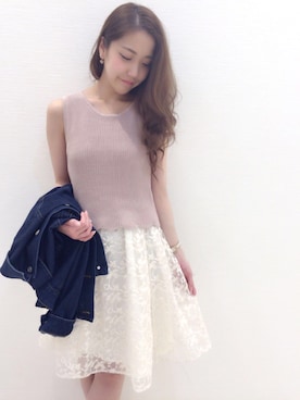 MIIAさん（レディース・160cm）の春コーディネート