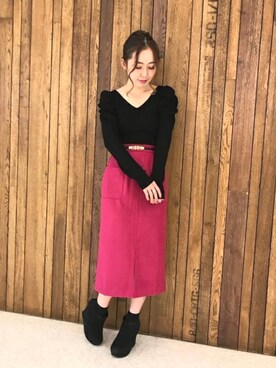 MIIAさん(レディース・160cm)の冬コーディネート