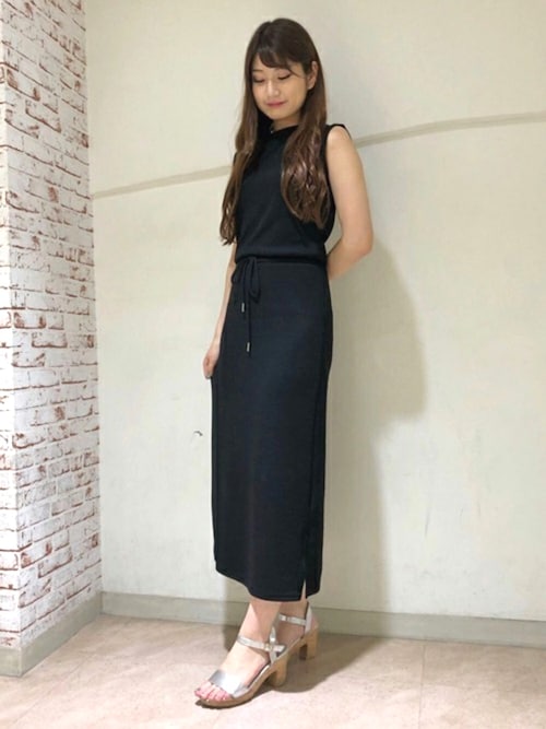MIIA（ミーア）の「ボトルネックリブワンピース（ワンピース）」 - WEAR