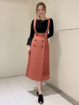 「トレンチ風」｜MIIAさん（レディース・160cm）の秋コーディネート