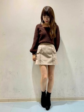 MIIAさん（レディース・160cm）の冬コーディネート