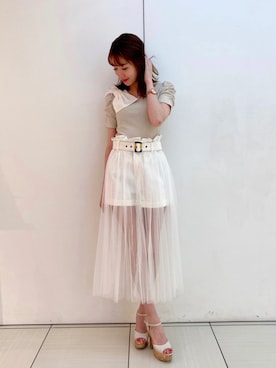 MIIAさん（レディース・160cm）の夏コーディネート