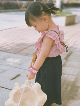 Tangleleさん（キッズ・90cm）の夏コーディネート