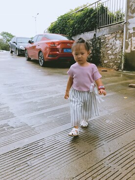 Tangleleさん（キッズ・90cm）の夏コーディネート