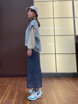 「URBAN RESEARCH Sonny Label（アーバンリサーチサニーレーベル）のアイテム（ハット）」を使った、HIRANOさん（レディース・160cm）の春コーディネート