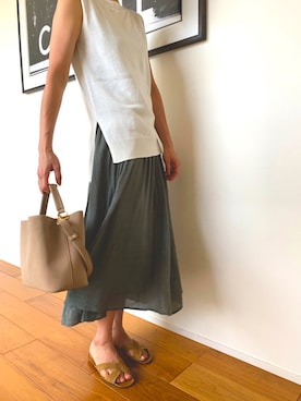 「懇談会」｜nana♡さん（レディース・163cm）の夏コーディネート