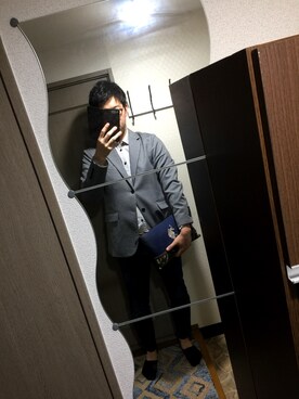 「MK MICHEL KLEIN（エムケーミッシェルクラン）のアイテム」を使った、とっくんさん（メンズ・183cm）の夏コーディネート