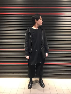 「DIESEL（ディーゼル）のアイテム（パーカー）」を使った、NAOKIさん（メンズ・175cm）の冬コーディネート