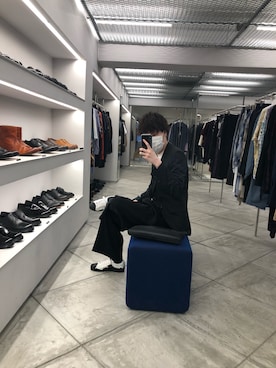 「HUGO BOSS（ヒューゴボス）のアイテム（テーラードジャケット）」を使った、NAOKIさん（メンズ・175cm）の春コーディネート