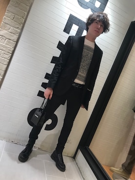 「HUGO BOSS（ヒューゴボス）のアイテム（テーラードジャケット）」を使った、NAOKIさん（メンズ・175cm）の秋コーディネート