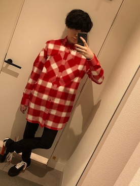 「HUGO BOSS（ヒューゴボス）のアイテム（パンツ）」を使った、NAOKIさん（メンズ・175cm）の秋コーディネート